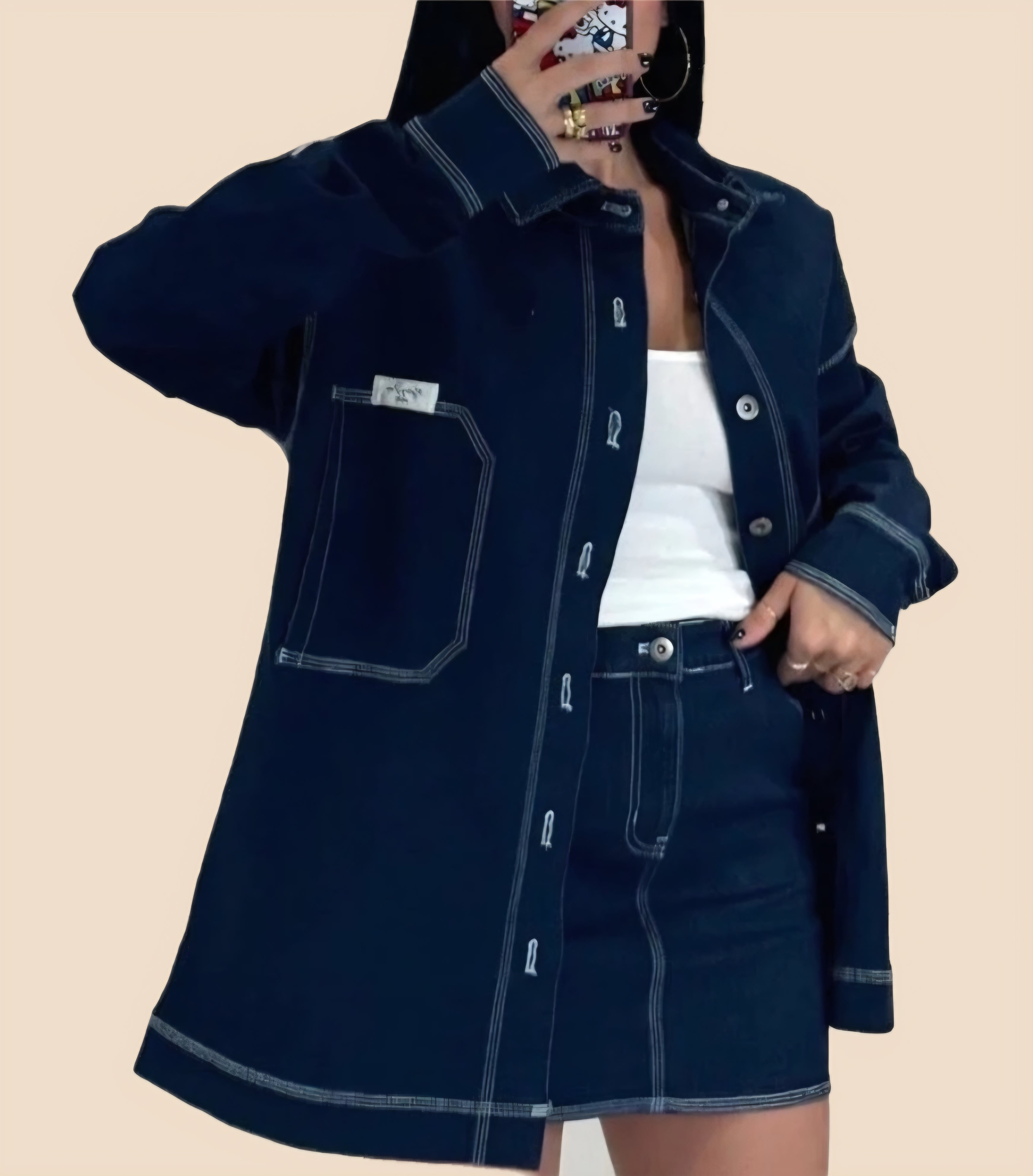 Jupe jean