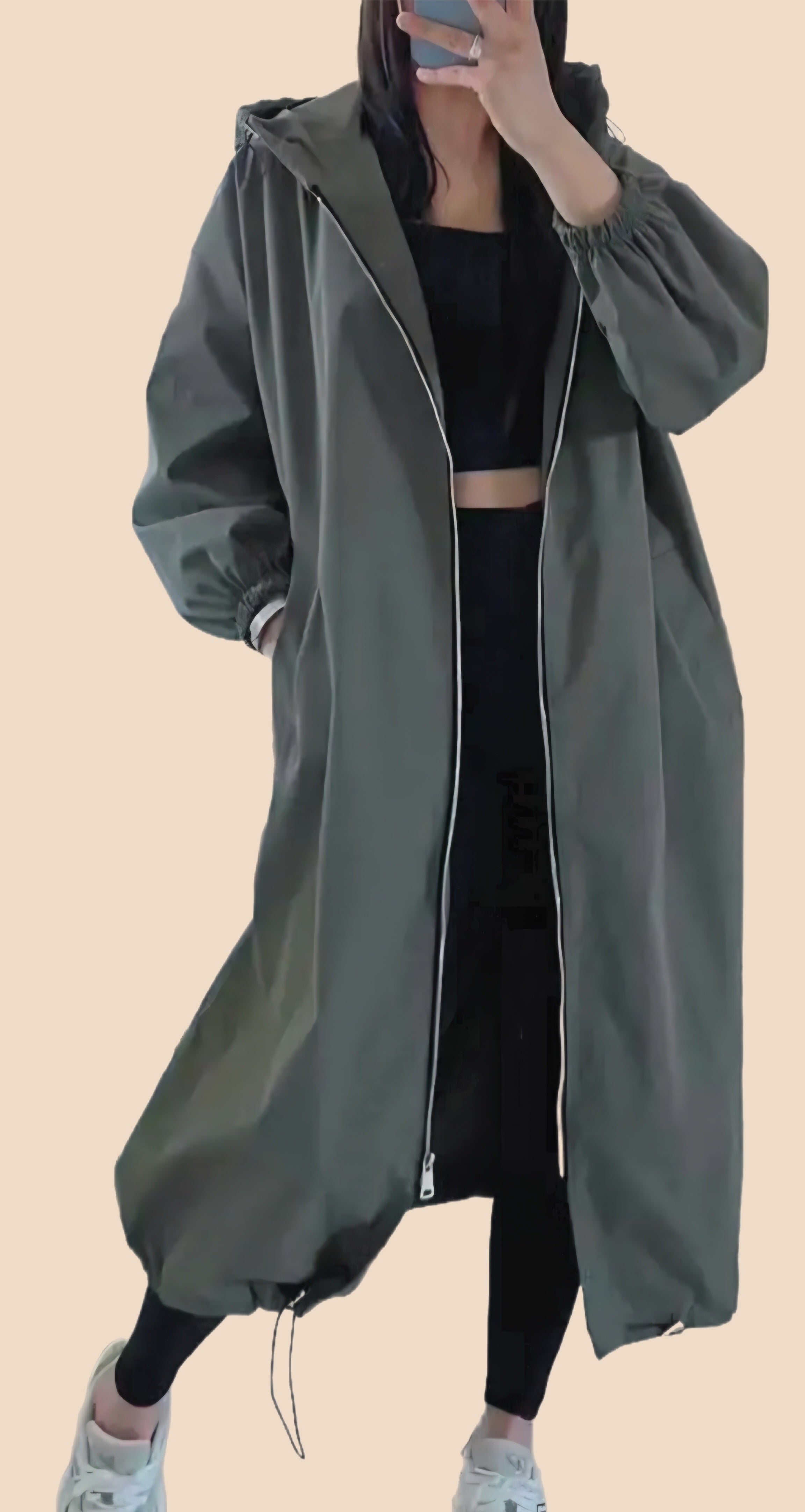 Veste parka oversize