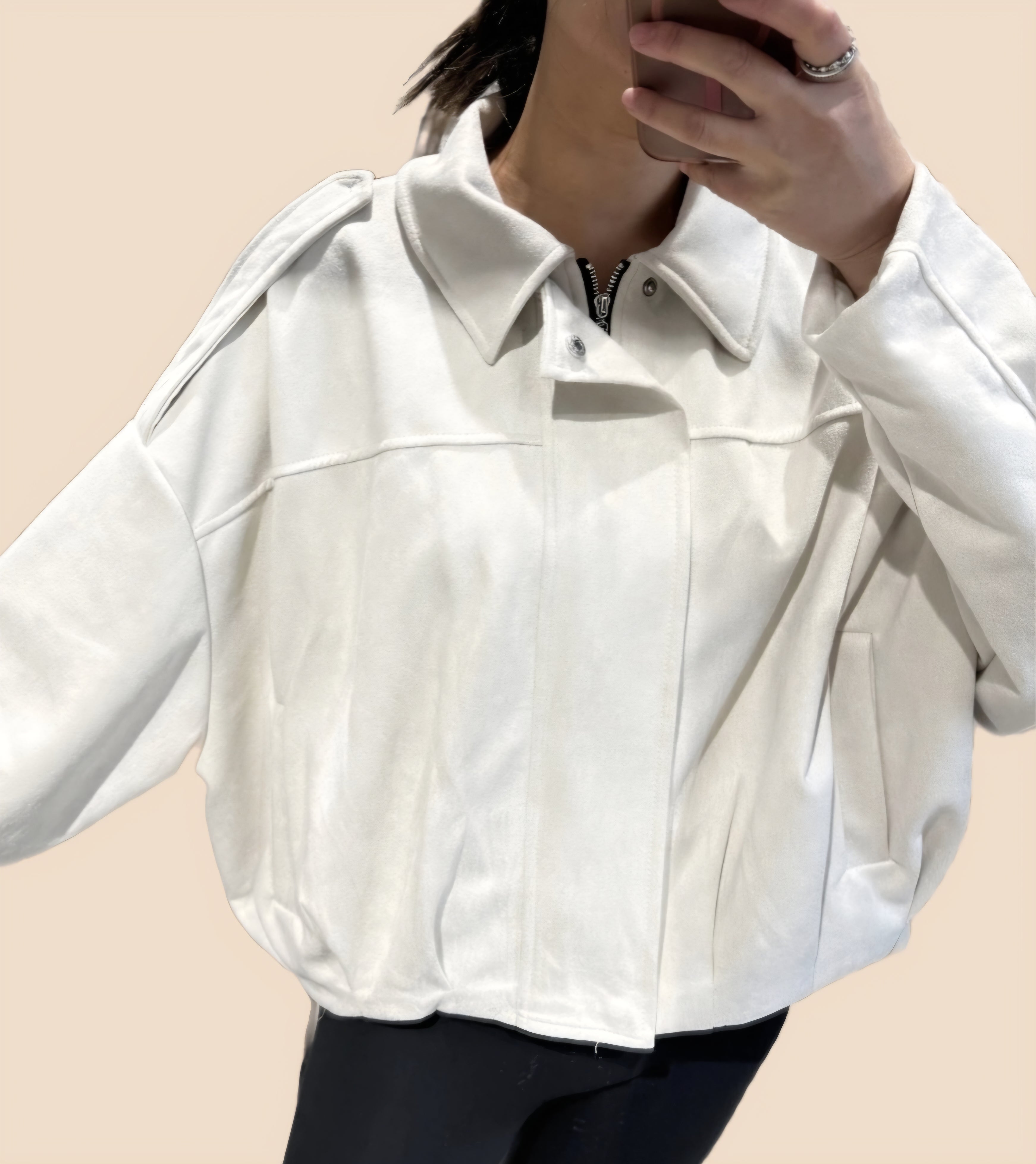 Veste écru
